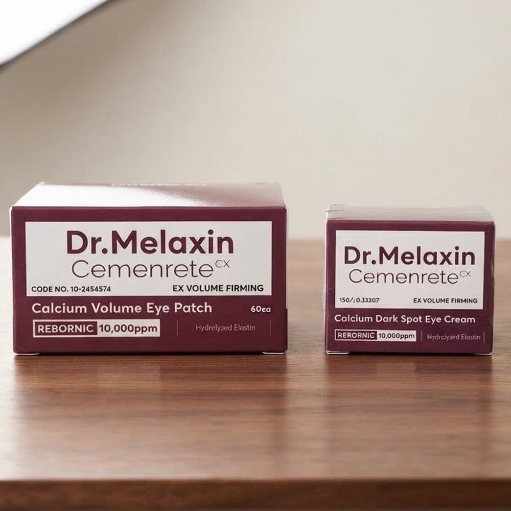 Dr. Melaxin Cemenrete Eye Patch Volume Firming 60 ea + Calcium Dark Spot Cream